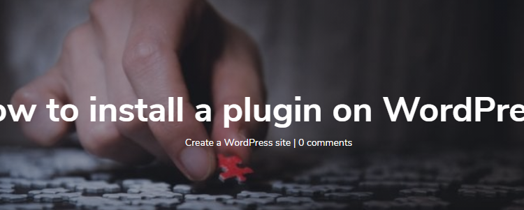 How to install a plugin on WordPress