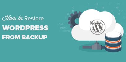 How do I backup and restore to the WordPress site