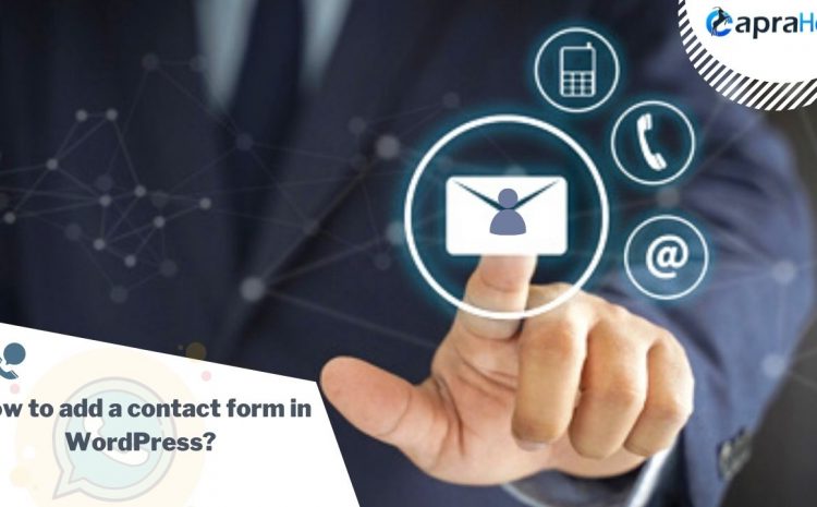 How to add a contact form in WordPress