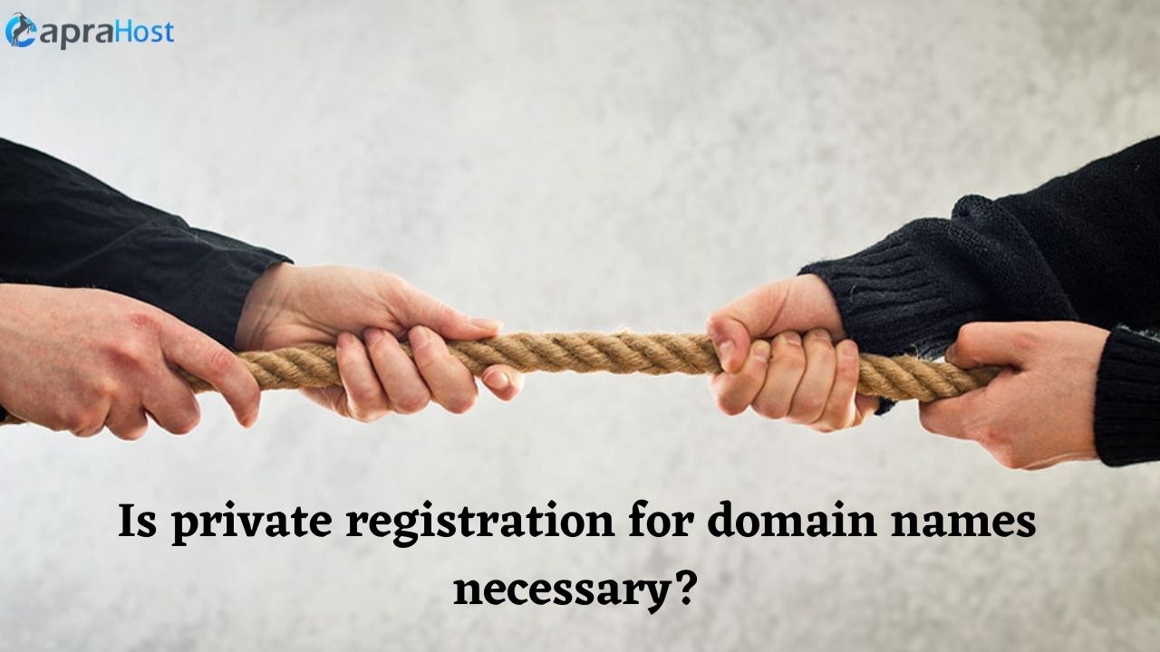Is private registration for domain name necessary?