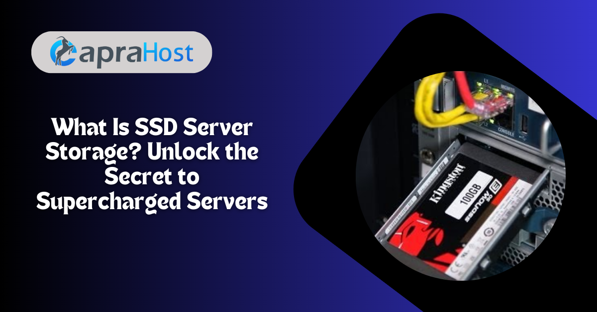 What Is SSD Server Storage