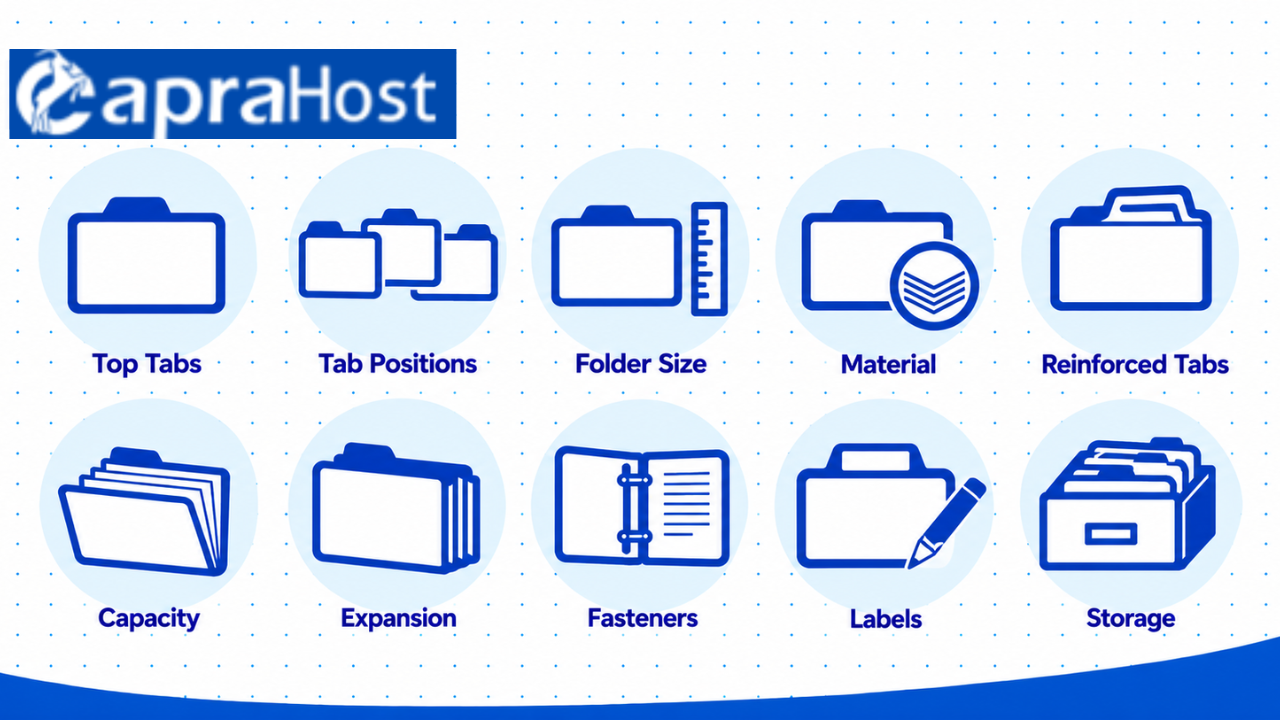 top tab file folders